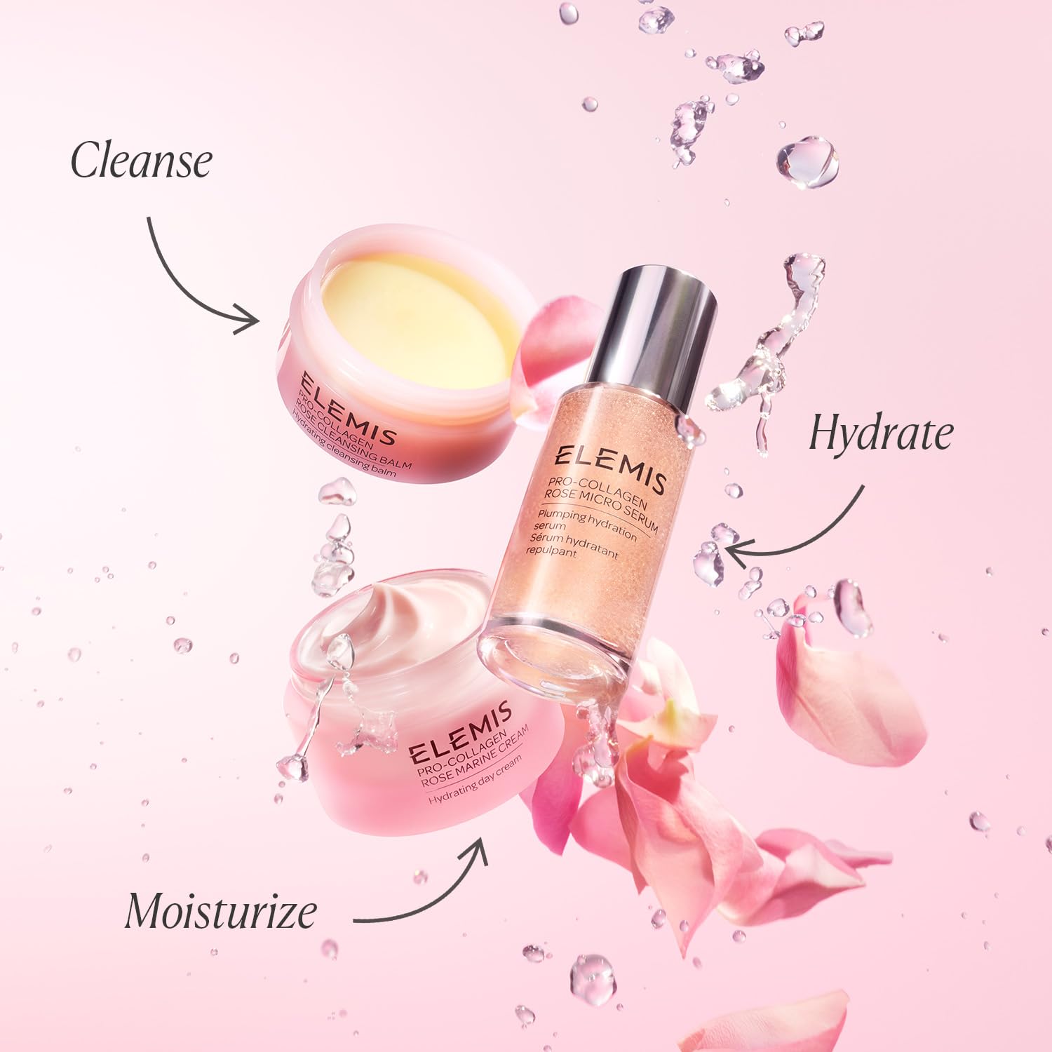 ELEMIS Pro-Collagen Rose Micro Serum - Hydrating Anti-Aging Face Serum for Plumping, Soothing & Nourishing Skin | Reduces Fine Lines & Wrinkles | Perfect for Daily Skincare Routine & Nighttime Treatment