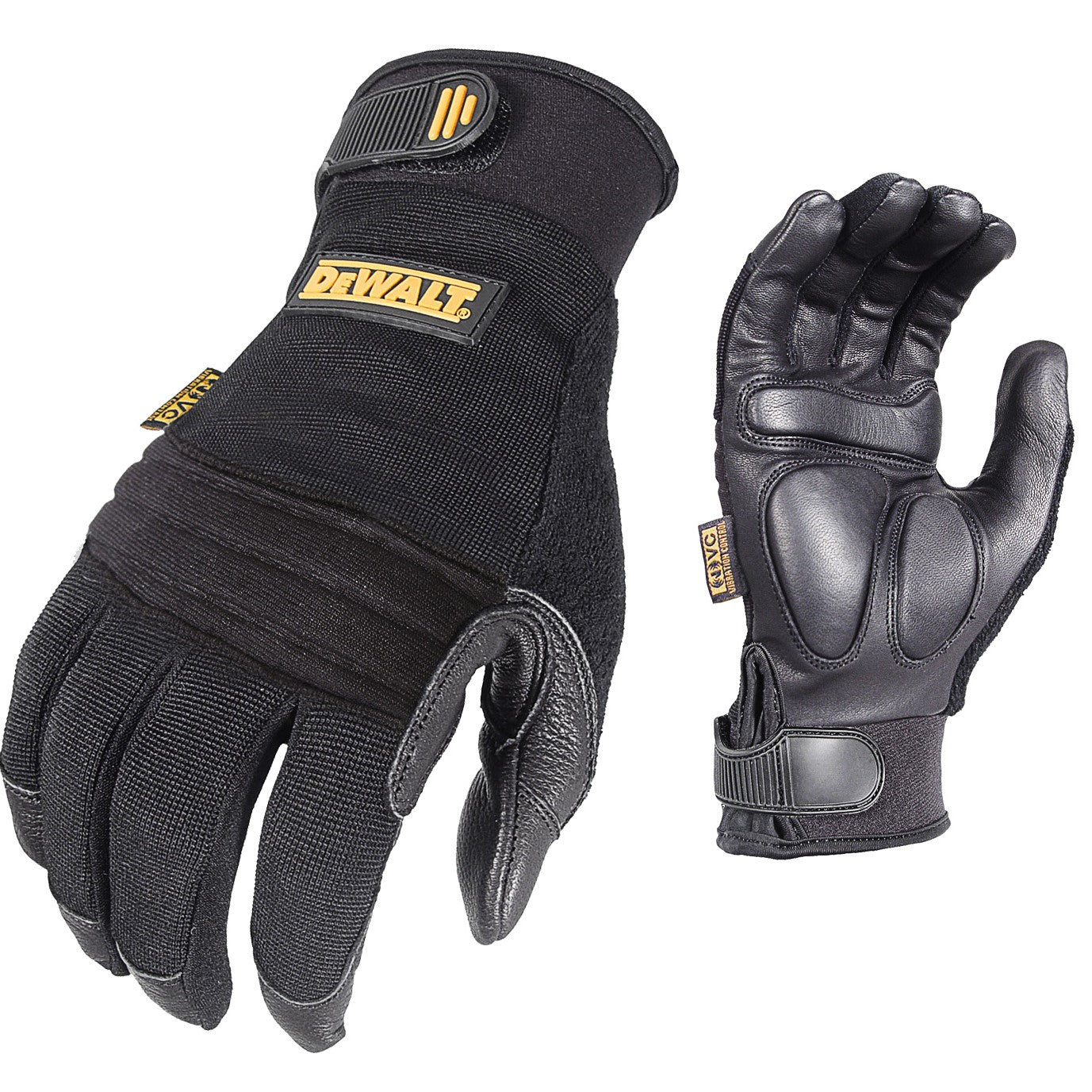 DEWALT DPG250 Premium Padded Vibration Reducing Work Gloves - Heavy Duty Construction, Woodworking & Power Tool Use for Comfort & Safety