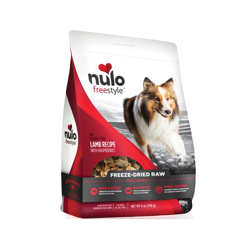FreeStyle Freeze-Dried Raw Lamb with Raspberries Dog Food - Grain-Free, High-Protein Natural Treat for Small & Large Dogs - Perfect for Training, Rewards & Outdoor Adventures