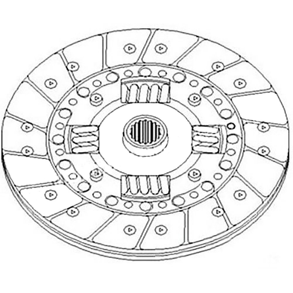 RAParts SBA320400243 Replacement Disc for Ford New Holland TC18 TC21D TC21DA 1120 1210 Tractors - Durable Agricultural Disc Blade for Field Cultivation and Soil Preparation