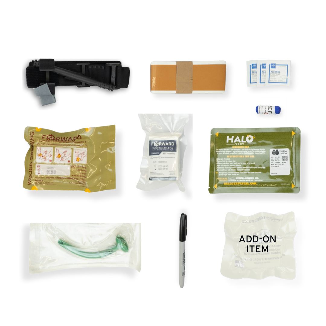 SOB Small of the Back IFAK GUTS Refill Kit - Tactical First Aid Medical Supplies for Emergency & Outdoor Survival Scenarios