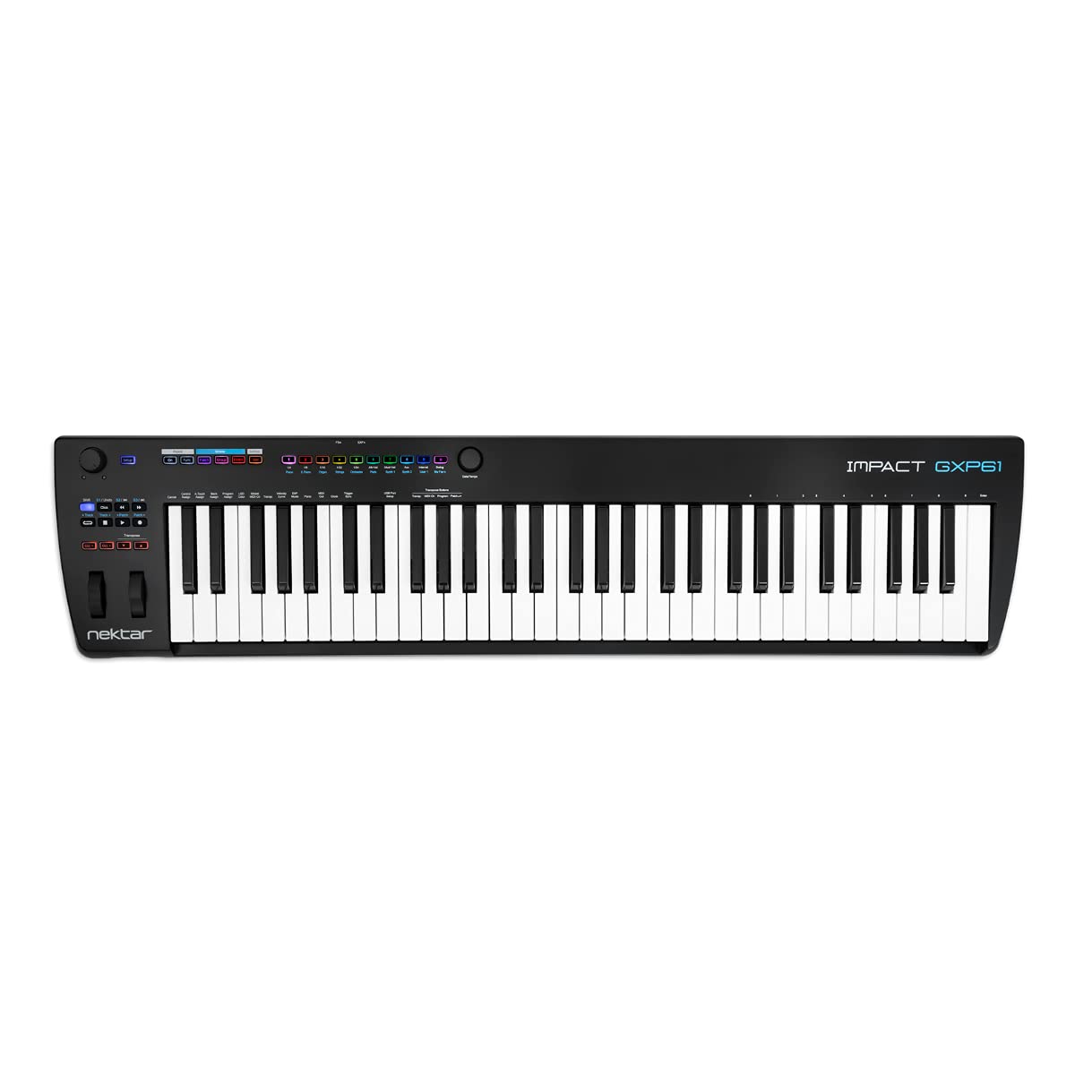Nektar Impact GXP61 61-Key MIDI Keyboard Controller with USB Connectivity - Perfect for Music Production, Live Performance & Studio Recording