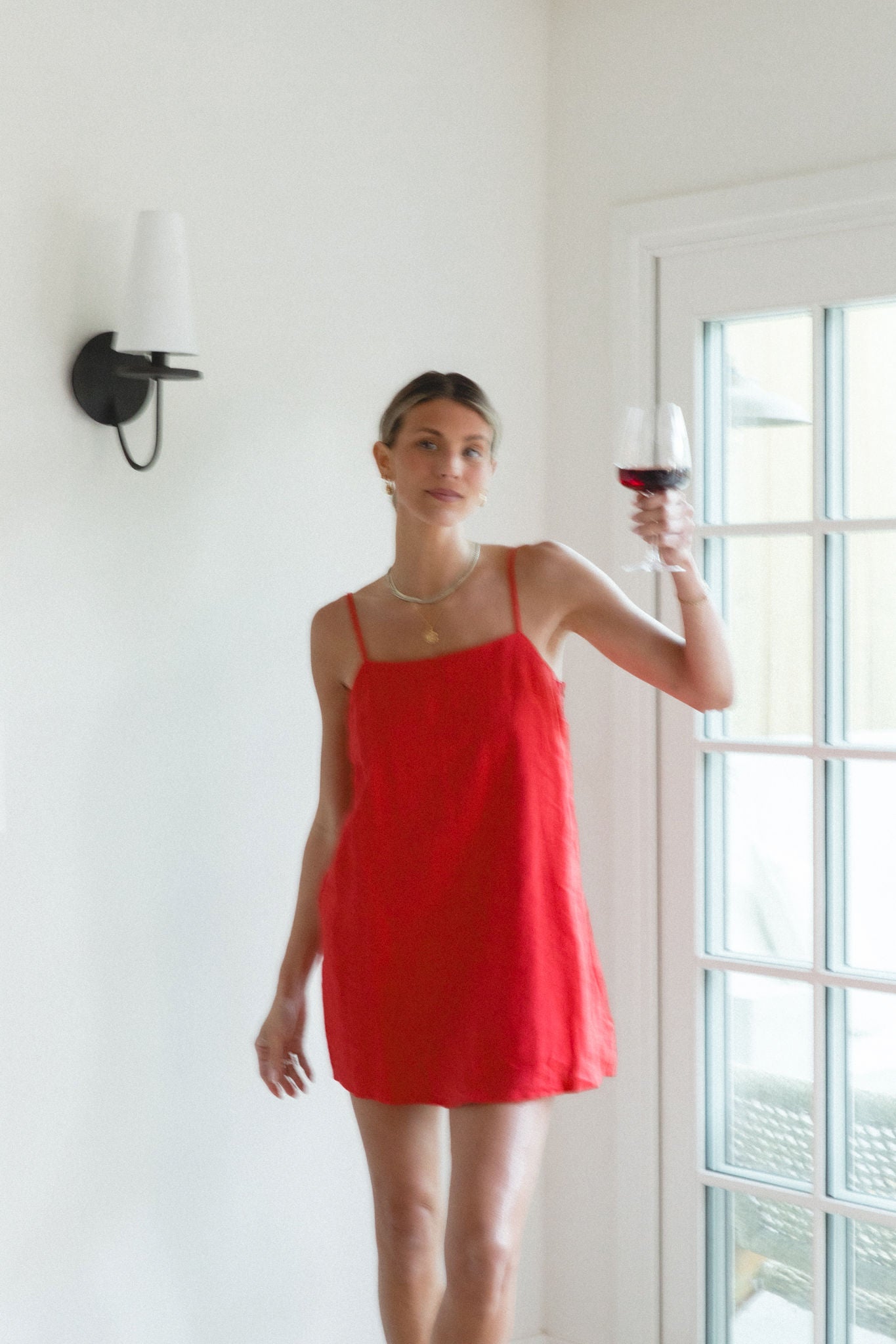 Sicily Linen Mini Dress for Women - Breathable Summer Sundress with Pockets | Perfect for Beach Vacation, Date Night & Casual Outings