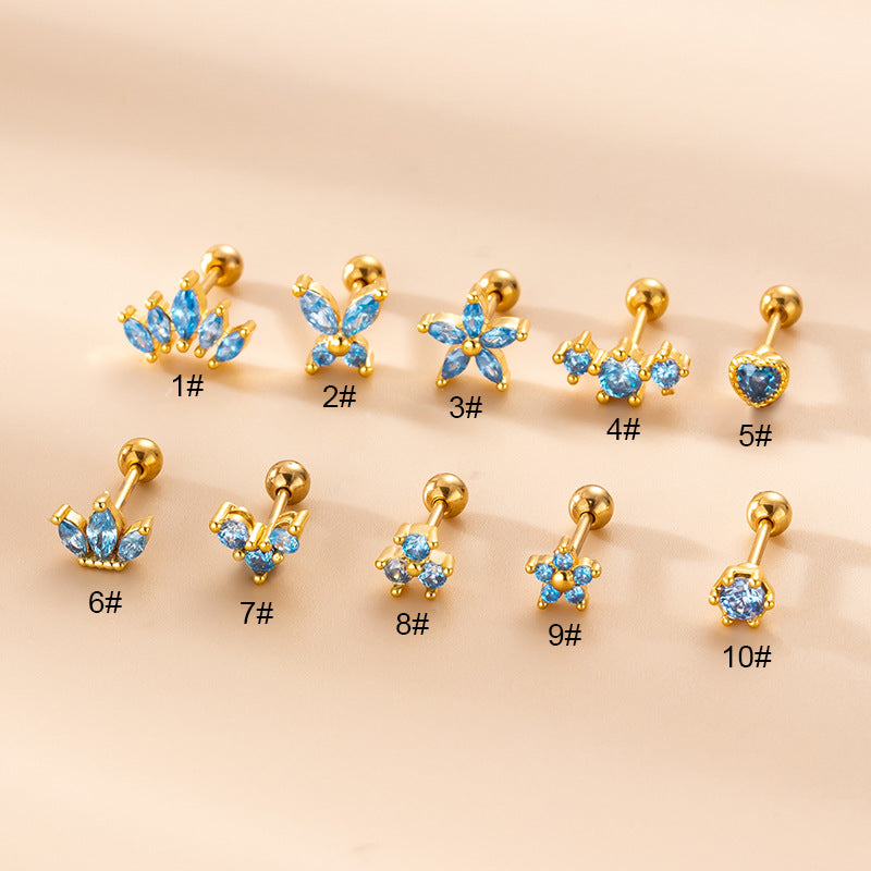 20G Cartilage Tiny Stud Earrings for Second Hole Piercing | Hypoallergenic Stainless Steel Minimalist Ear Jewelry | Perfect for Daily Wear, Work & Special Occasions - HSPJ779