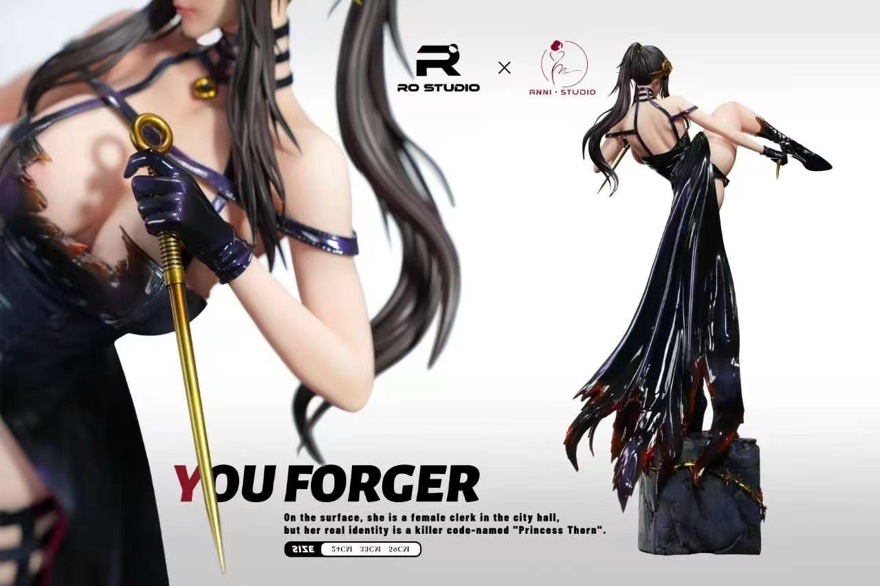 RO Studio x ANNI Studio Spy x Family Yor Forger Cosplay Costume | Official Licensed Anime Outfit for Halloween, Comic Con & Cosplay Events