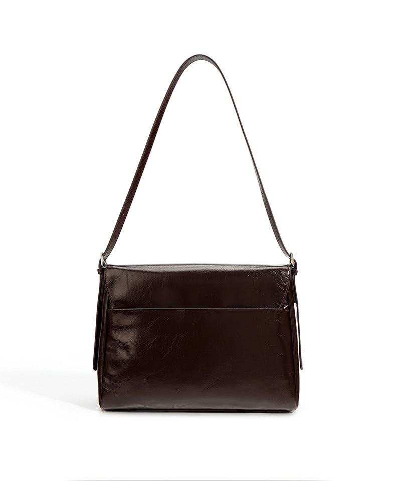 Stylish Compact Flap Shoulder Bag for Women - Lightweight Crossbody Purse with Adjustable Strap, Perfect for Travel, Work, and Everyday Use