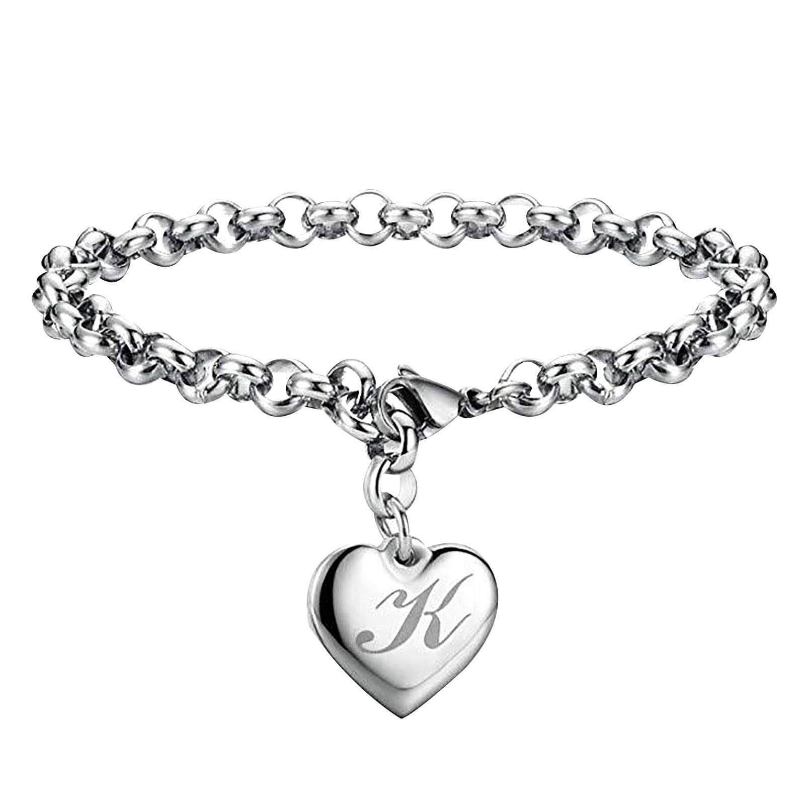 Peach Adjustable Heart Zircon Bracelet & Necklace Set for Women - Elegant Jewelry Gift for Her, Perfect for Valentine's Day, Anniversary or Birthday (Gold, One Size)