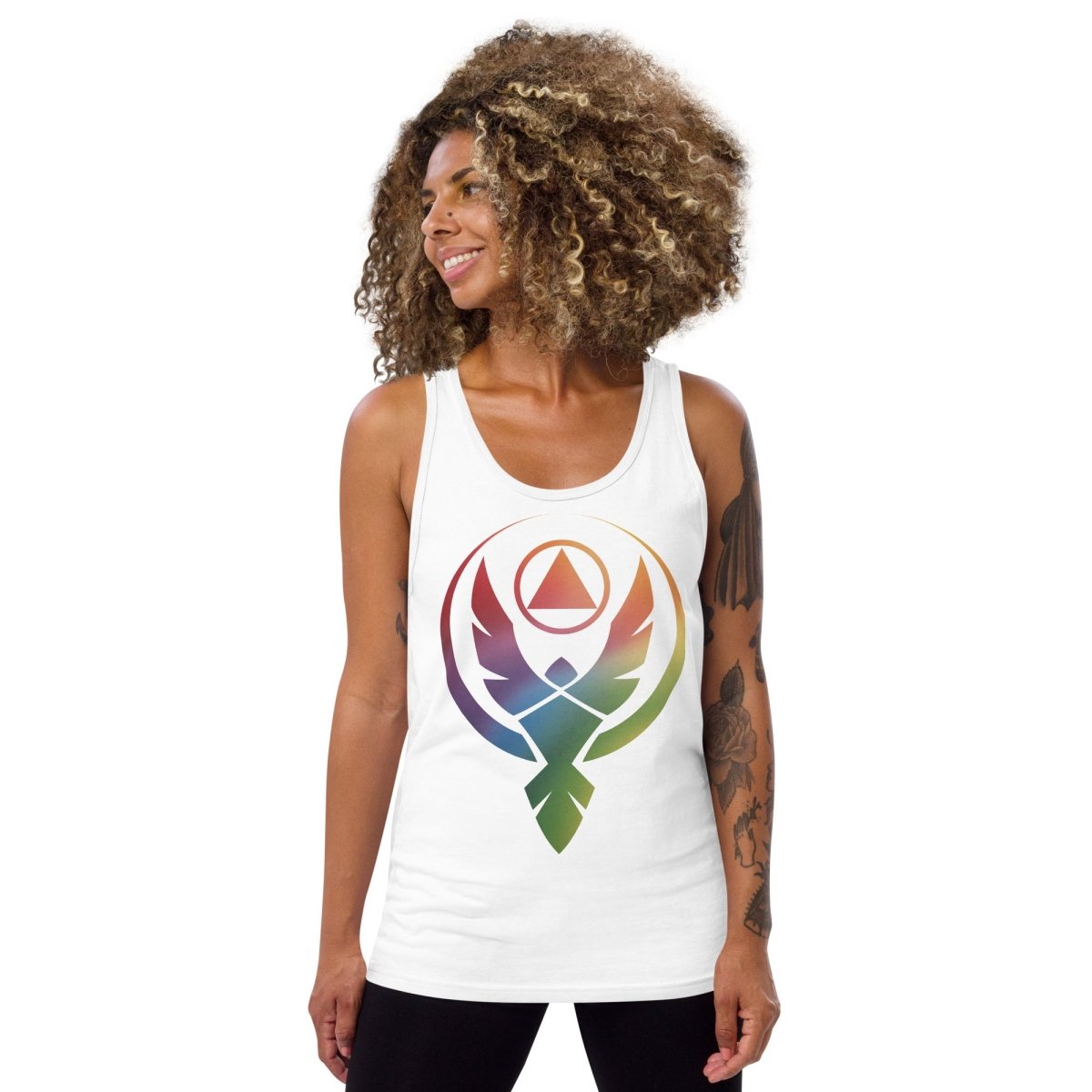 Phoenix Reborn Pride Edition Men's Tank Top - Lightweight Breathable Workout Shirt for Gym, Running & Summer Outdoor Activities