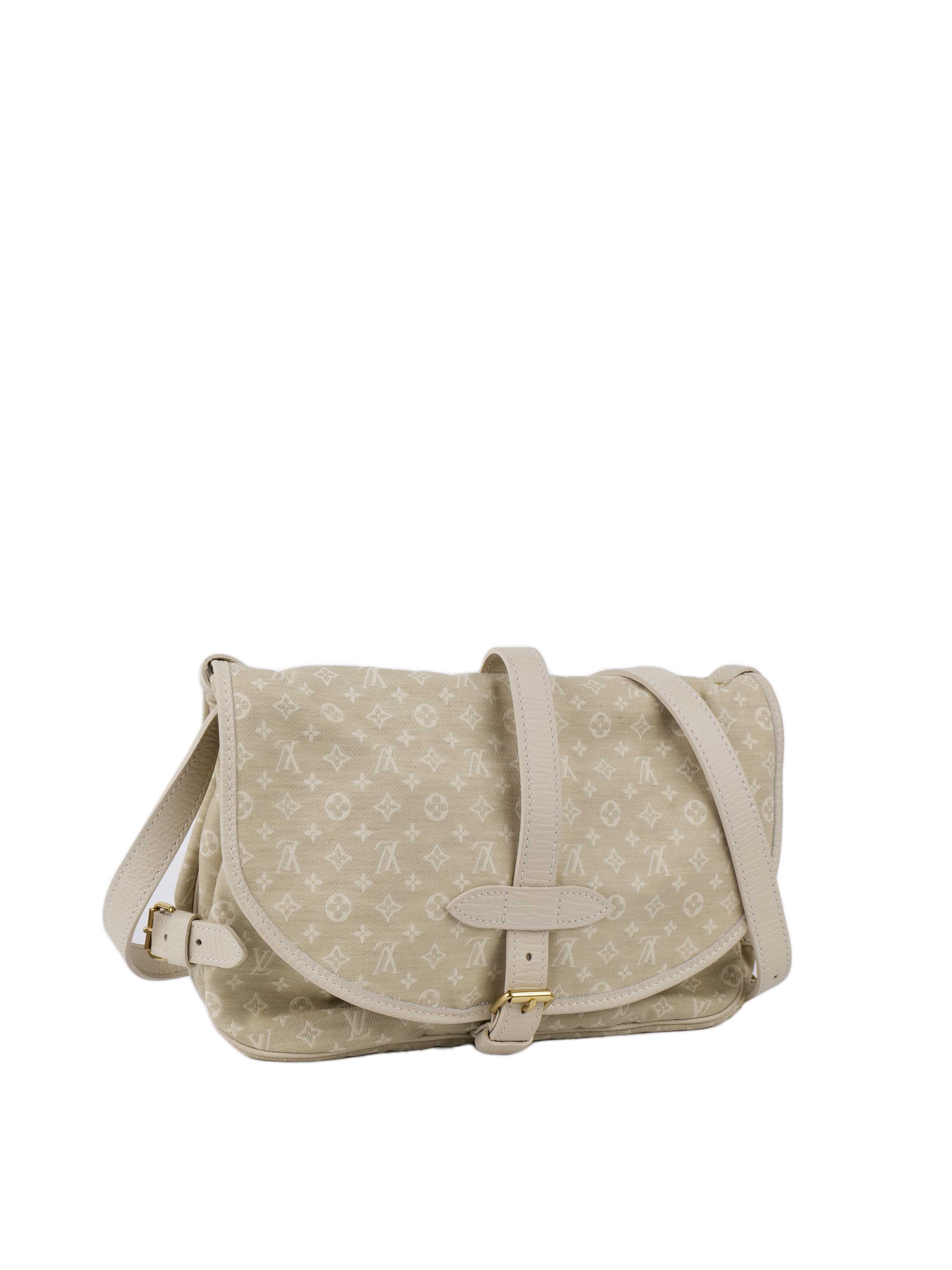 Authentic Louis Vuitton Monogram Shoulder Bag in White & Cream | Luxury Crossbody Purse for Women | Perfect for Date Night, Travel & Everyday Use