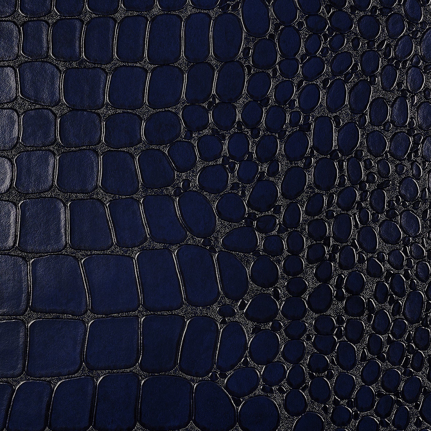 Phillip Jeffries Nocturnal Navy Vinyl Crocodile Rock Wallpaper - Premium Textured Wall Covering for Living Room, Bedroom & Office Decor