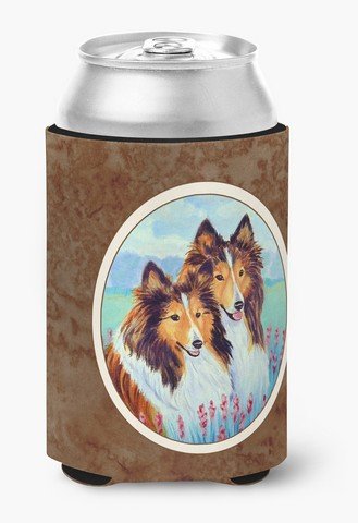 CoolCookware Sable Shelties Double Trouble Can or Bottle Hugger - Insulated Beverage Sleeve for Coffee, Beer, Soda - Perfect for Picnics, Parties & Outdoor Activities