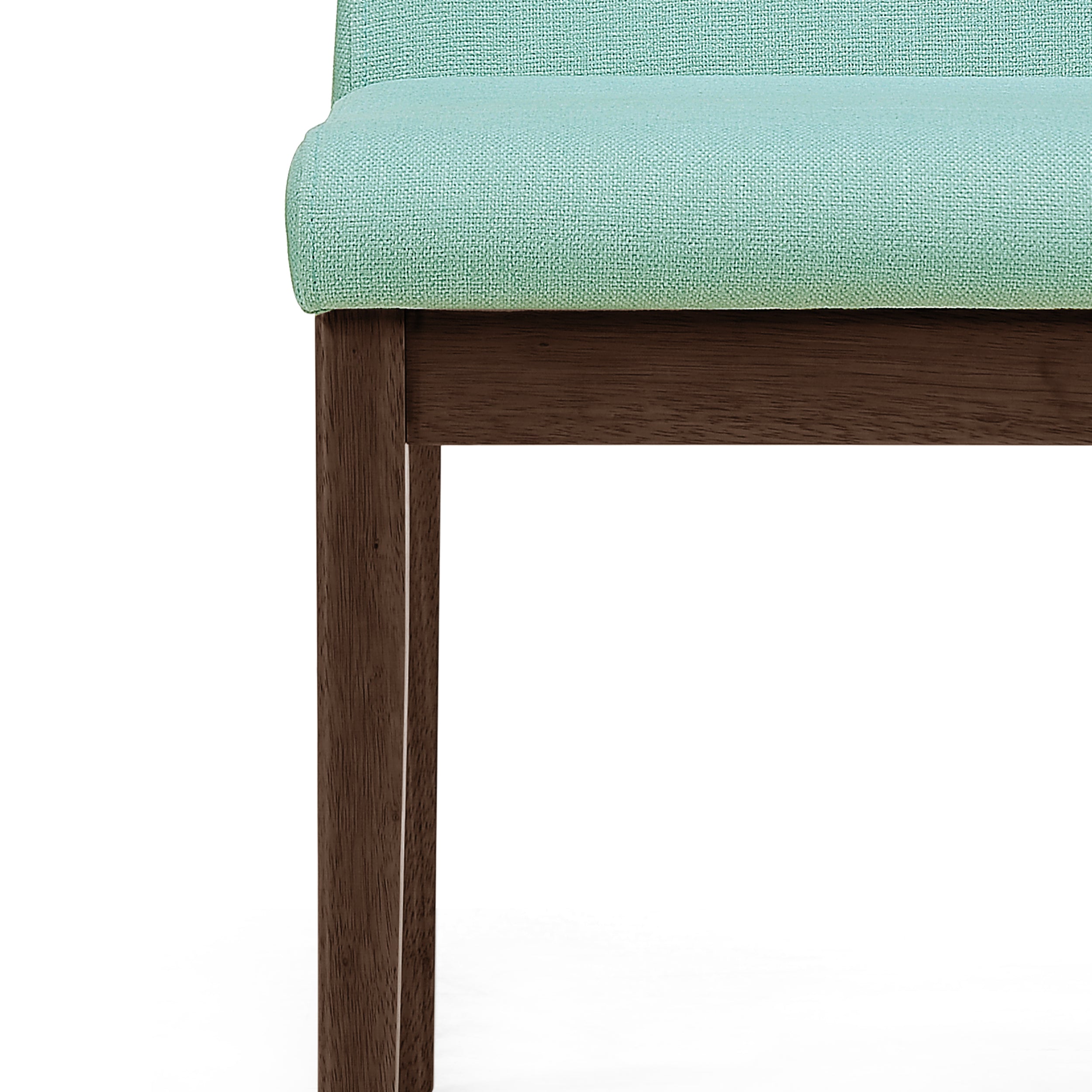 Modern Dining Chairs Set of 2 - Comfortable Kitchen Chairs with Padded Seat - Sturdy Wooden Dining Room Chairs for Home, Restaurant, and Office Use