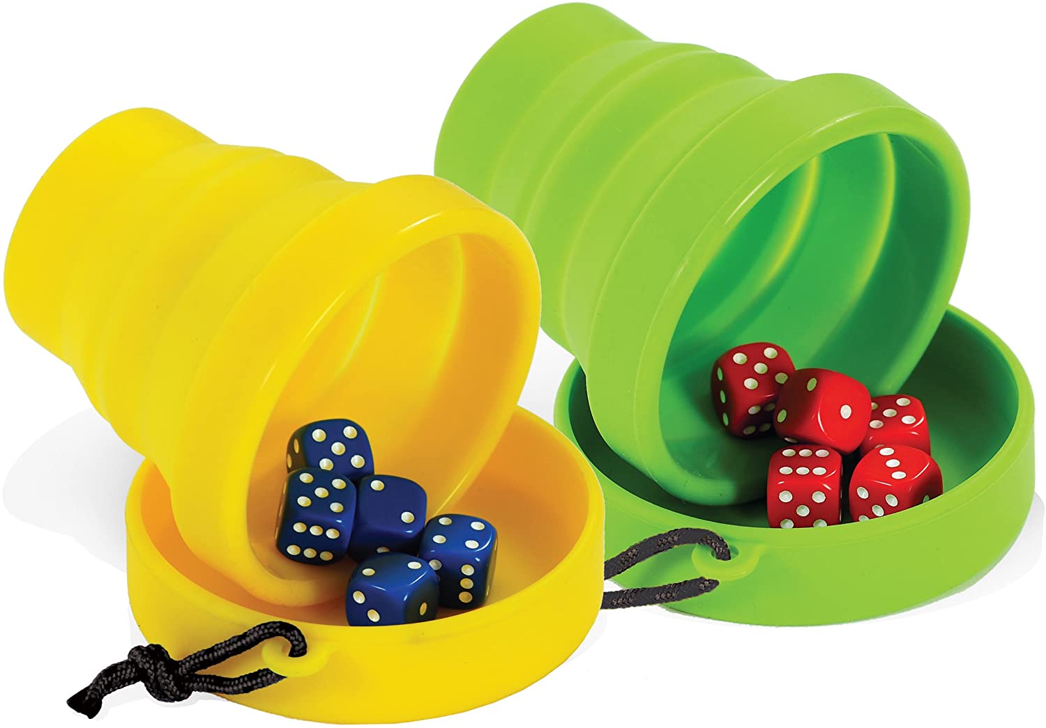 Premium Backpack Bluffers Dice Set - 100 Poker Chips & 5 Dice for Travel, Parties, and Game Nights - Perfect for Camping, Poker Nights, and Family Gatherings