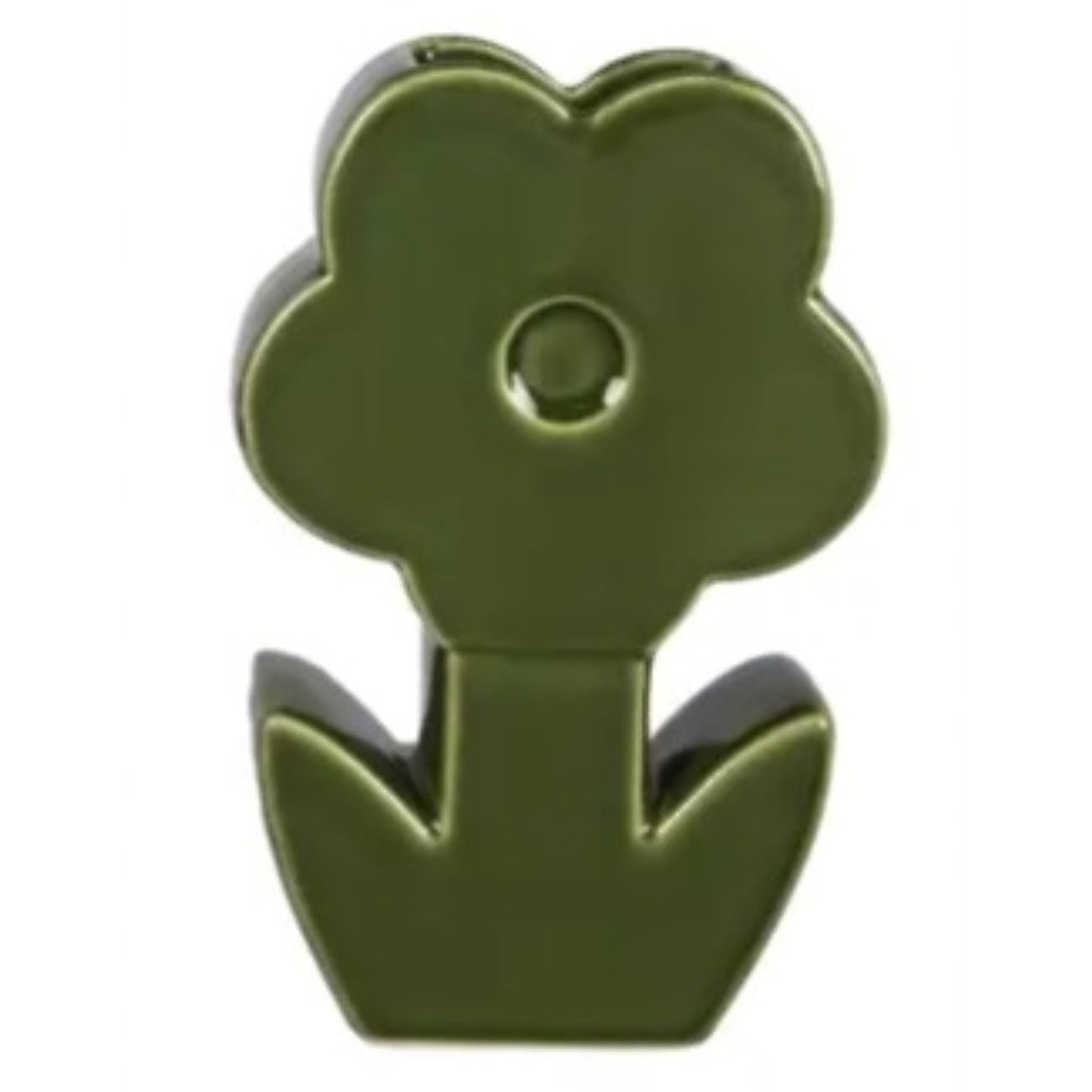 Elegant Green Ceramic Flower Vase - Handcrafted Home Decor for Living Room, Wedding Centerpiece & Gift Idea