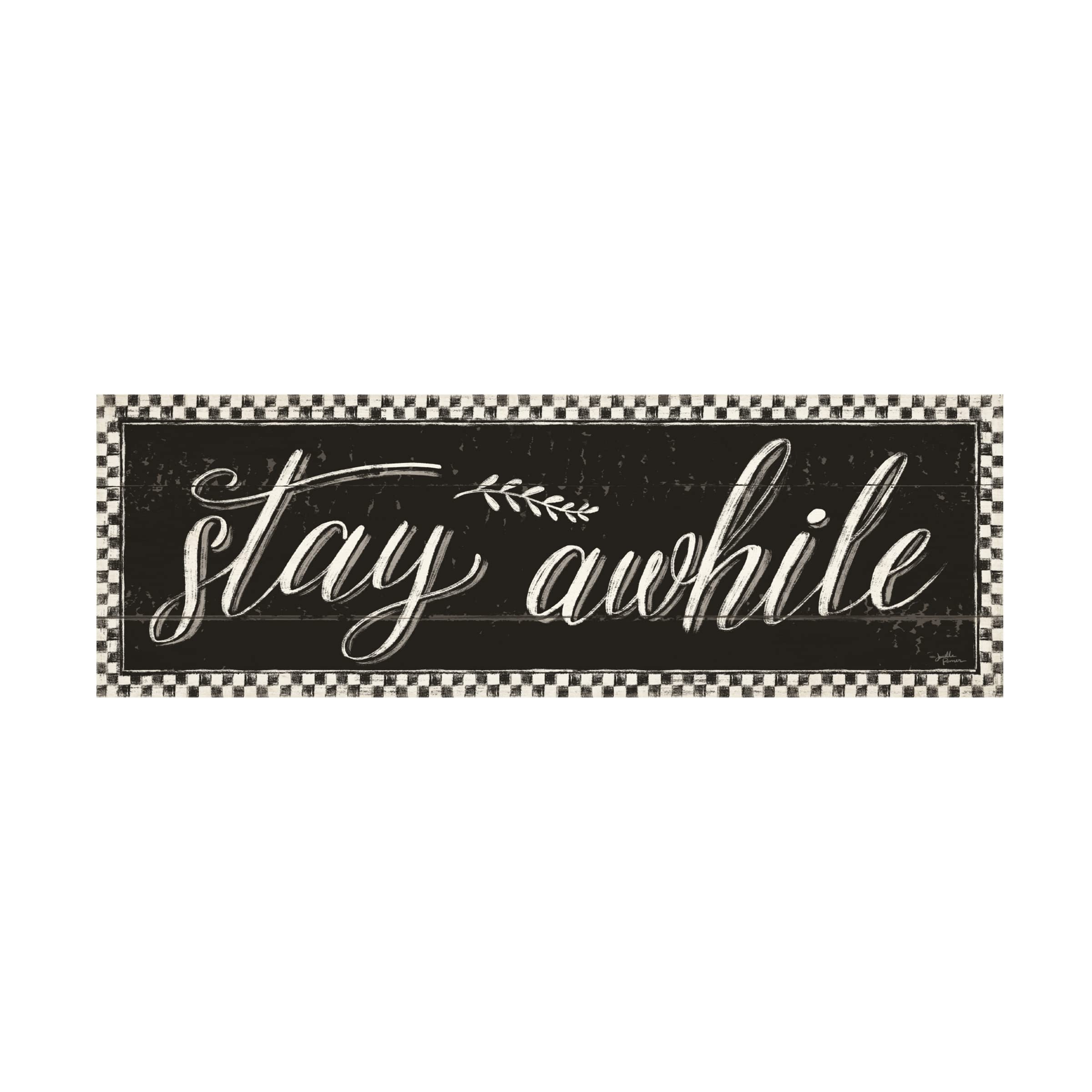 Trademark Fine Art 'Country Thoughts III Black' Canvas Wall Art by Janelle Penner - Rustic Farmhouse Decor for Living Room, Bedroom & Office
