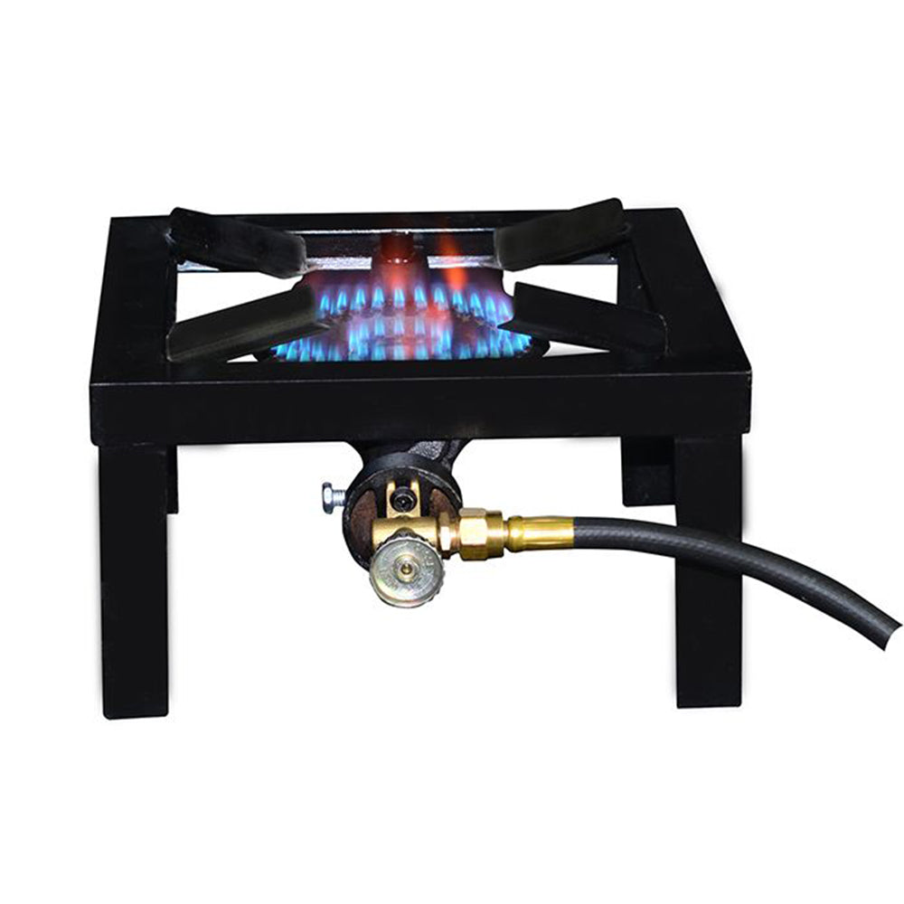 Mr. Heater F235825 15,000 BTU Single Burner Angle Iron Stove - Portable Camping Heater for Outdoor Adventures, Hunting & Emergency Heating