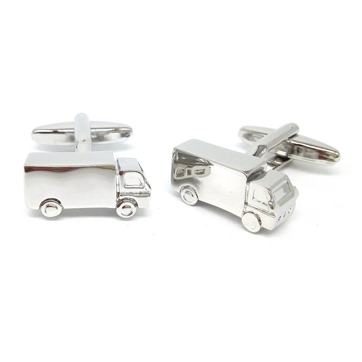 Stylish Lorry Truck Cufflinks for Men - Premium Metal Gift Set in Elegant Presentation Box - Perfect for Weddings, Business Meetings & Formal Events