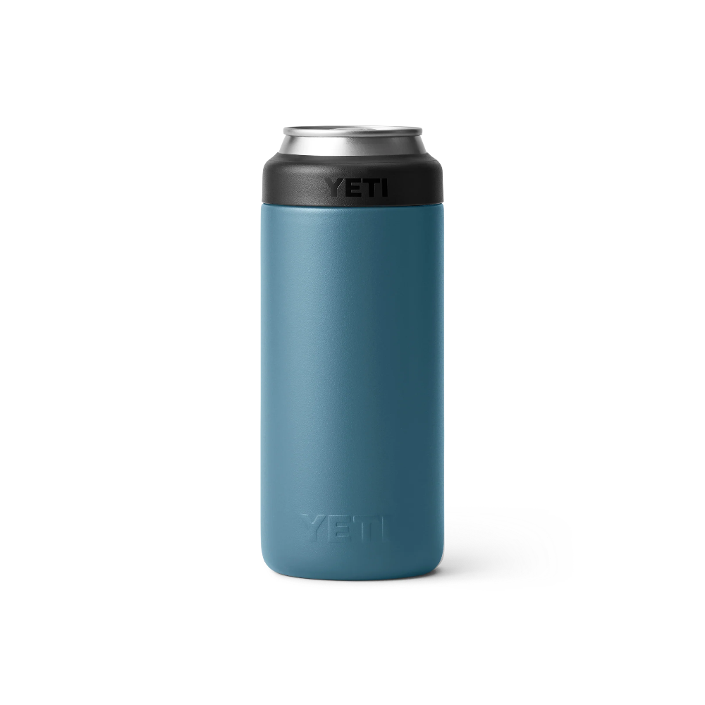 Yeti Rambler 12 oz Colster Slim Can Cooler - Insulated Stainless Steel Beer Can Holder for Camping, Tailgating & Outdoor Adventures