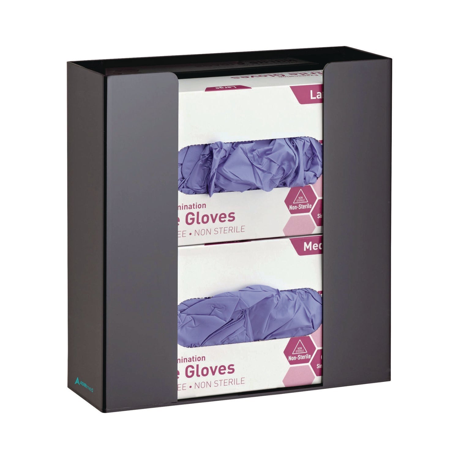 AdirMed Acrylic Glove Dispenser - Double Box Capacity (10.2