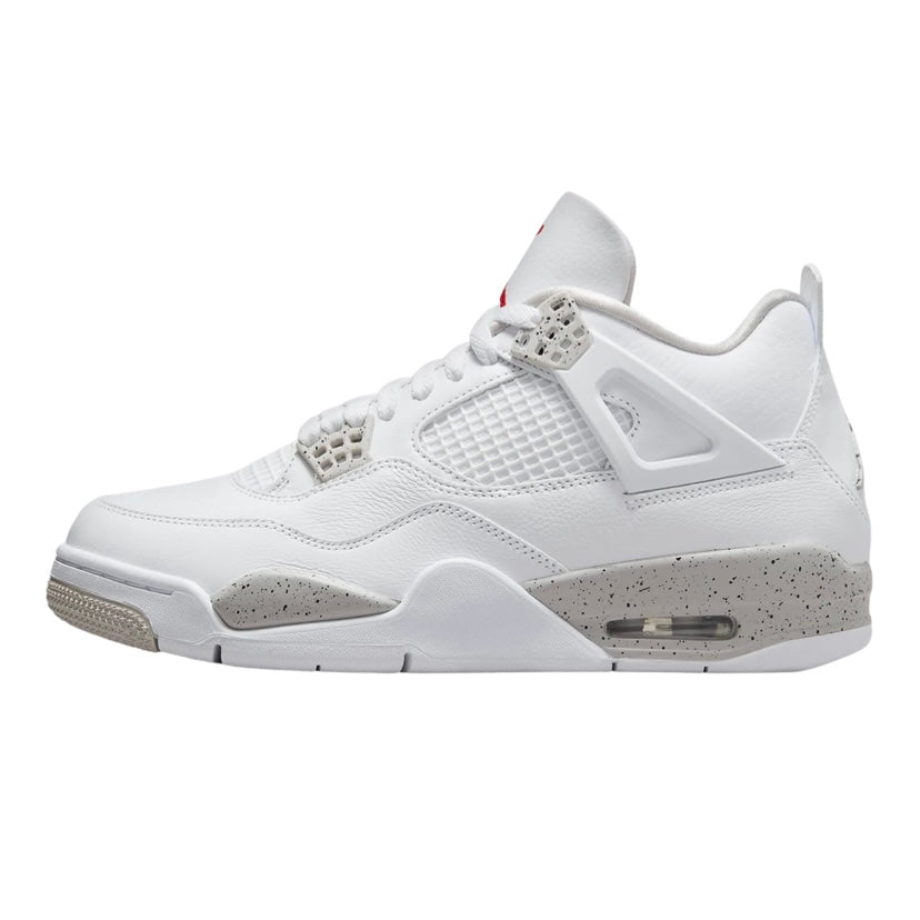 Air Jordan 4 Retro White Oreo Men's Basketball Shoes (2021 Release) - Stylish Sneakers for Casual Wear, Street Fashion & Sports Performance