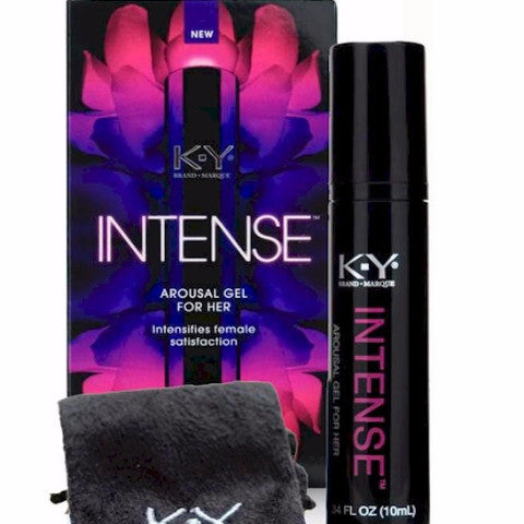 KY Intense Personal Lubricant - Long Lasting Water-Based Lube for Enhanced Intimacy - Perfect for Couples, Sensitive Skin & Massage