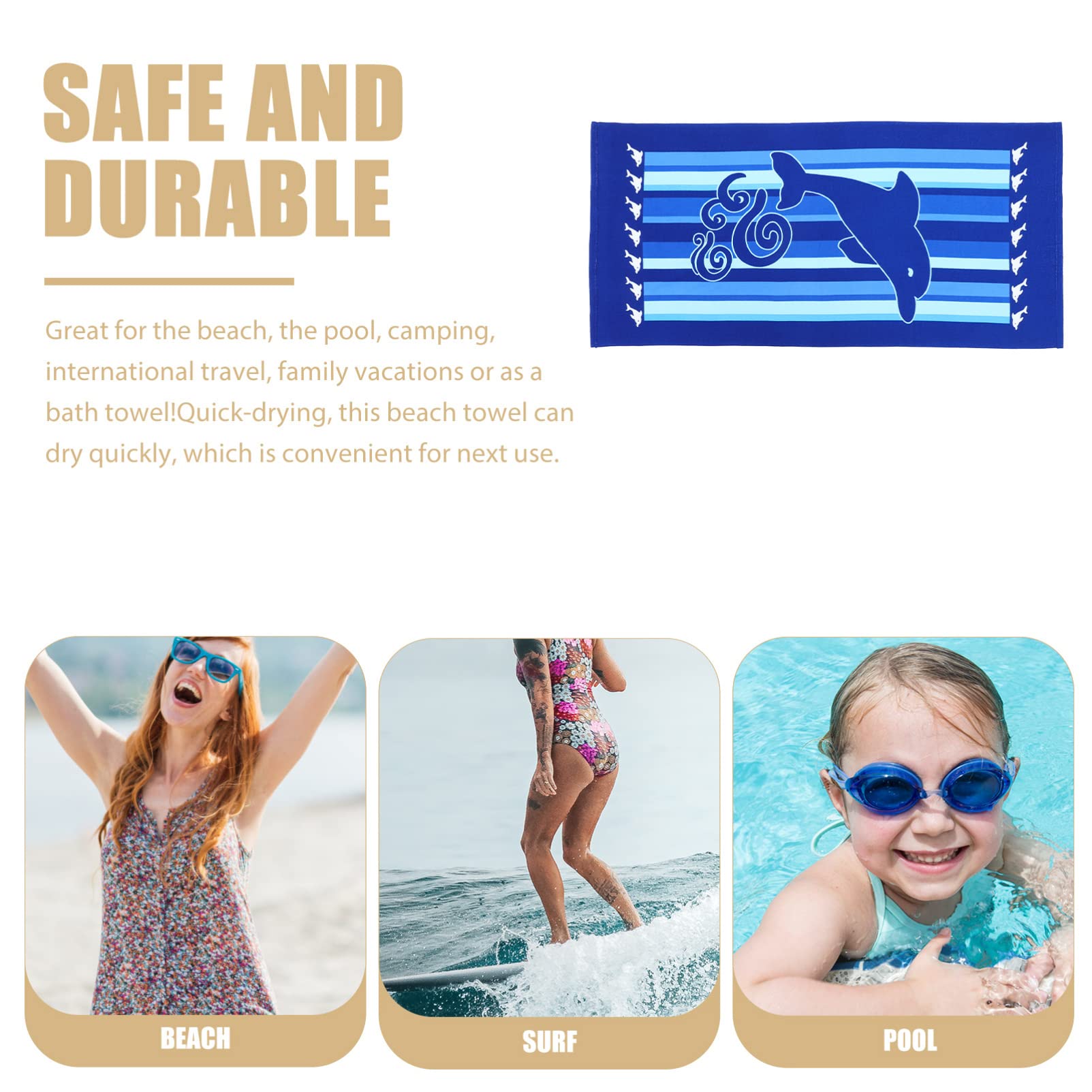 Premium Microfiber Beach Towel - Oversized 40