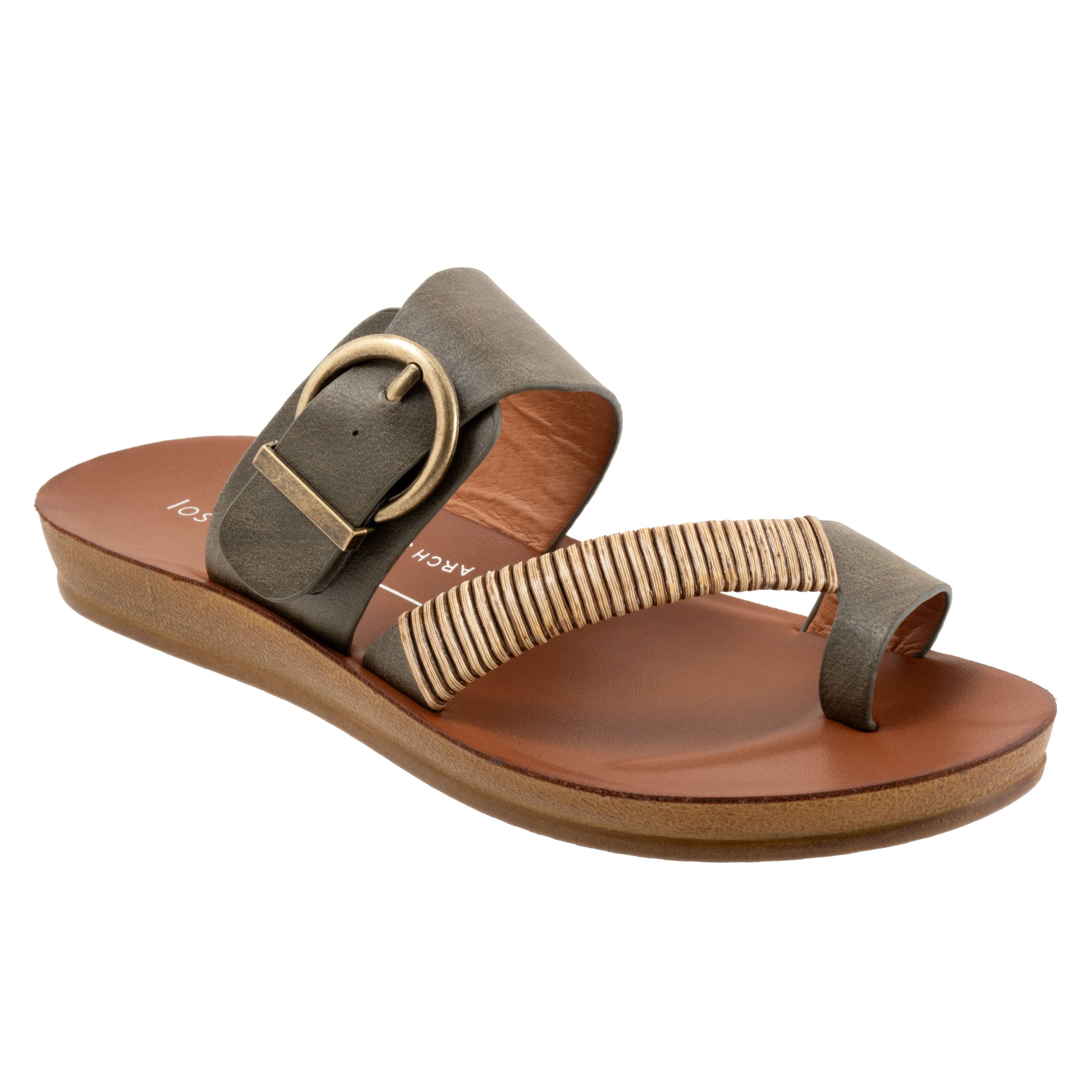 BUENO LOS CABOS BRIA Women's Fashion Sandals - Comfortable Beach Slides for Summer, Vacation & Casual Wear