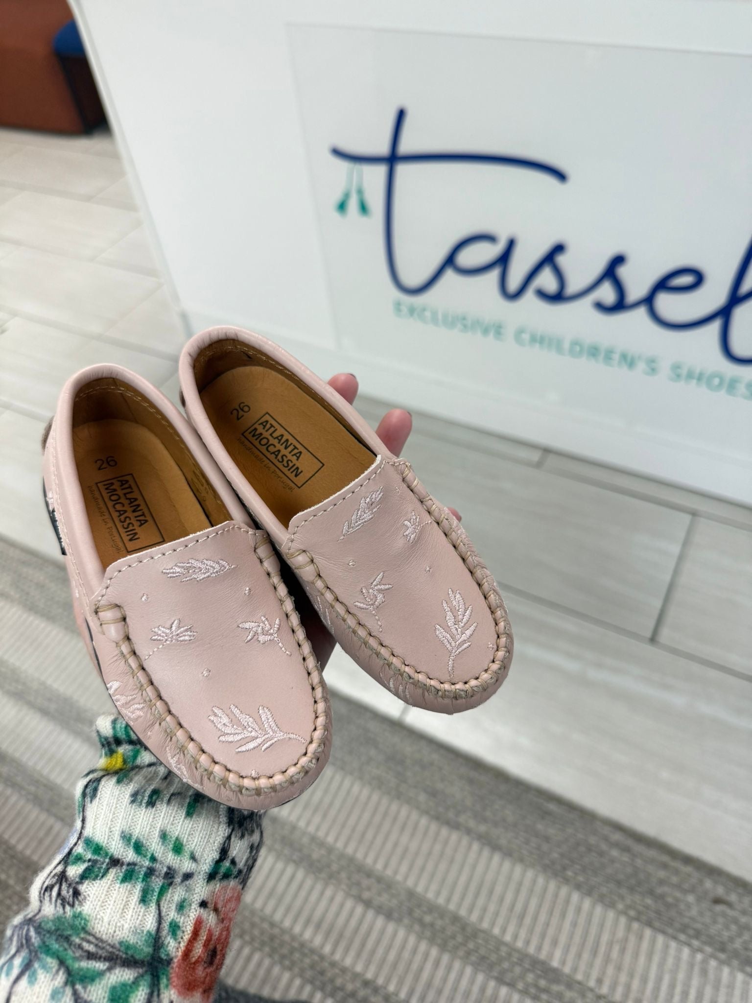 Atlanta Moccasin Soft Pink Women's Loafers - Comfortable Slip-On Shoes for Work, Office & Casual Wear