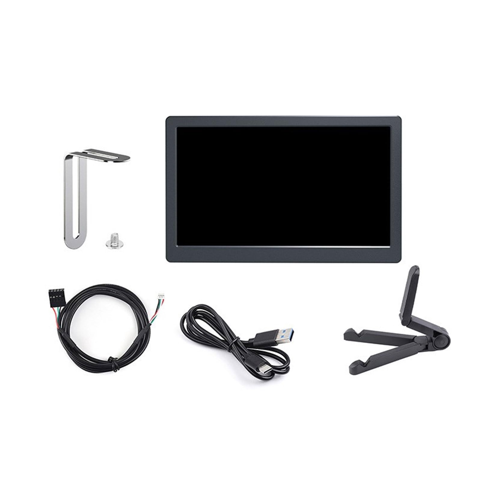 7 Inch IPS High Brightness 1024x600 LCD Screen - Tempered Glass Computer Monitor Replacement Panel for Enhanced Productivity - Ideal for Office Workstations, Gaming Rigs & DIY PC Builds