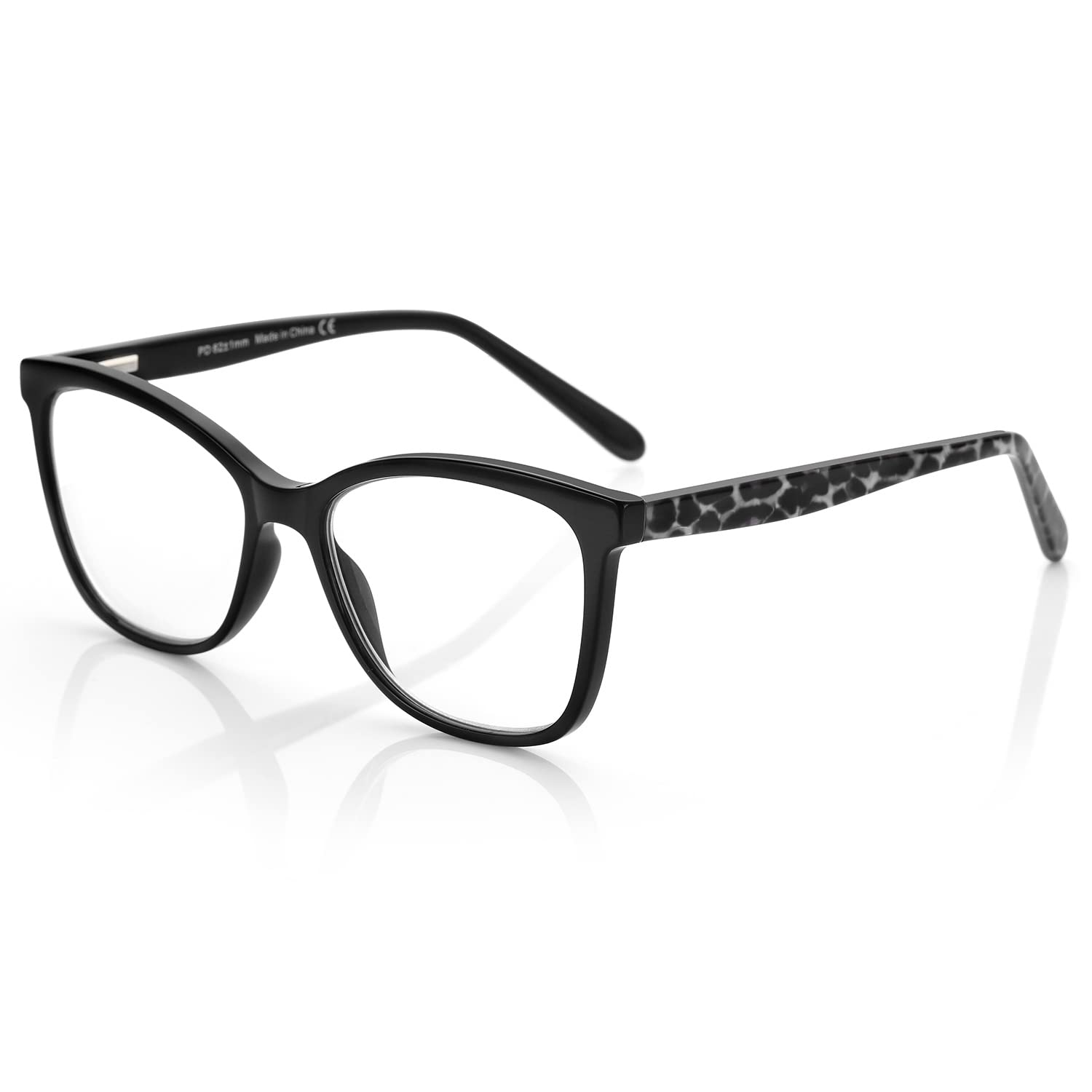 ZENOTTIC Blue Light Blocking Reading Glasses for Women - Cateye Computer Readers with Anti-Eyestrain Technology, Lightweight Eyewear for Office Work & Screen Time