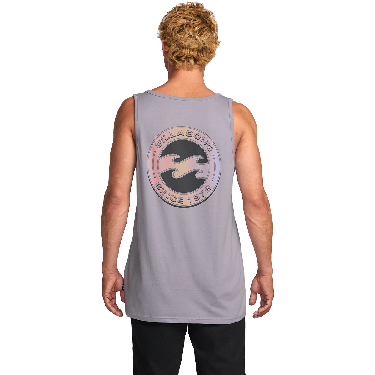 Billabong Men's Hallow Premium Tank Top - Light Purple | Soft Breathable Fabric for Beach, Surfing & Summer Outdoor Activities