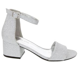 London Fog Women's Nikki Low Block Heel Ankle Strap Pump Sandals - Comfortable Dress Shoes for Work, Party & Wedding | Elegant Ladies Heeled Sandals for Office, Cocktail & Formal Occasions
