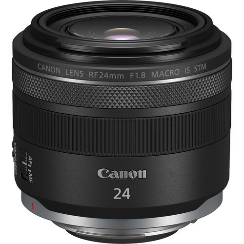 Canon RF 24mm f/1.8 Macro IS STM Lens - Wide Aperture Prime Lens for Portrait, Landscape & Low Light Photography | Perfect for Travel, Street & Macro Shooting