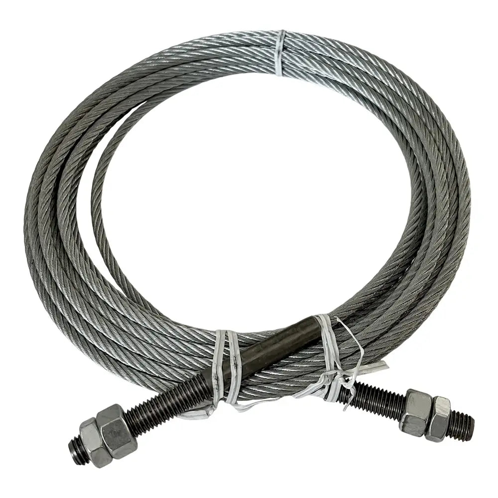 Challenger JSJ5 04 00Q Equalizer Lift Cable for Q10 Lift (3/8 x 31' 1.5) - Heavy-Duty Replacement Part for Smooth Elevator Operation in Commercial Buildings