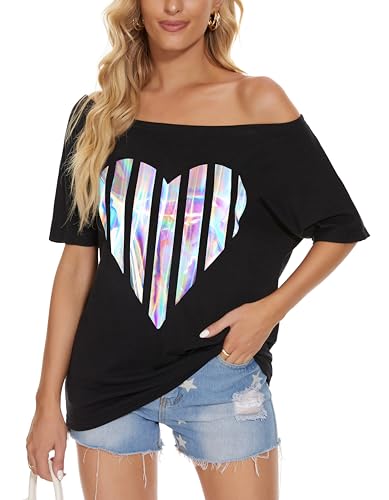 Black+ Silver Heart