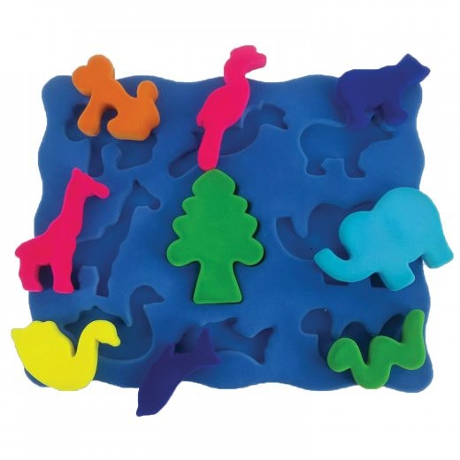Rubbabu® Sensory Toddler Puzzle - Soft & Safe Foam Puzzle for Kids Ages 1-3 | Early Learning & Montessori Toy for Fine Motor Skills | Perfect for Playtime, Daycare & Sensory Development Activities