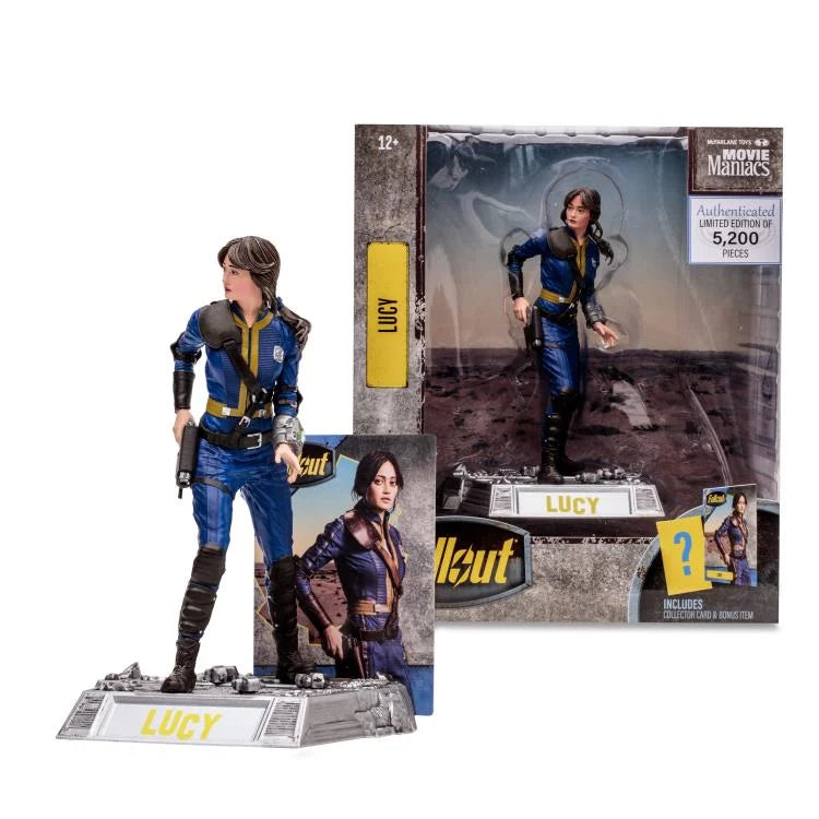 Fallout Movie Maniacs Lucy Limited Edition Collectible Action Figure - Perfect for Gaming Displays, Movie Memorabilia Collections & Post-Apocalyptic Decor