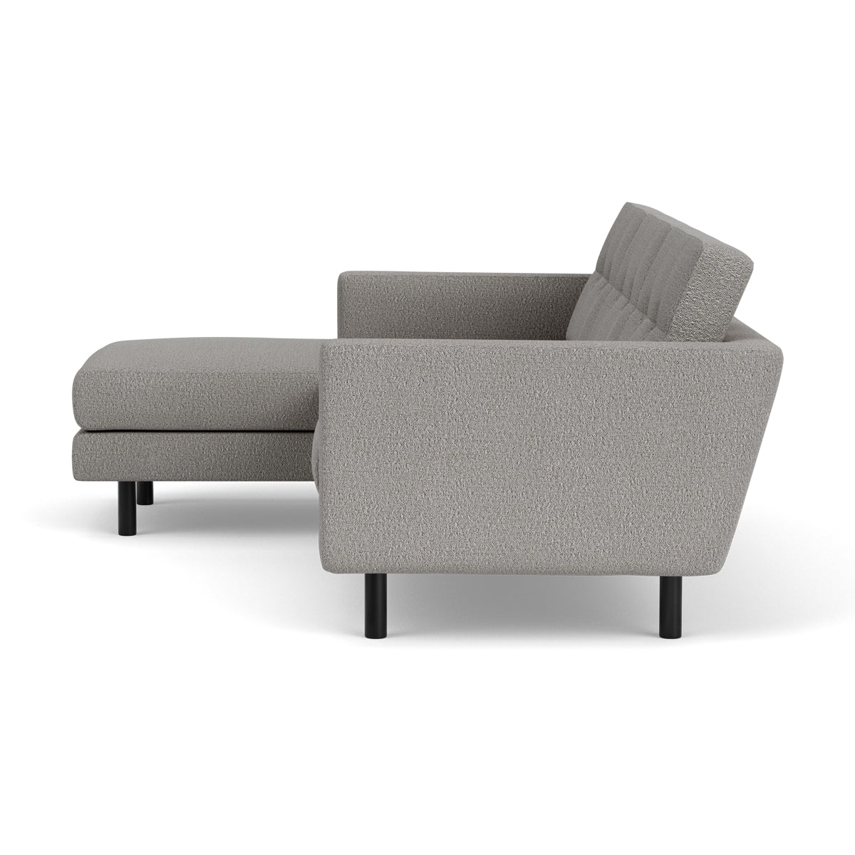 Conrad Boucle Left Chaise Sofa - Modern Upholstered Sectional Couch for Living Room, Lounge & Home Decor
