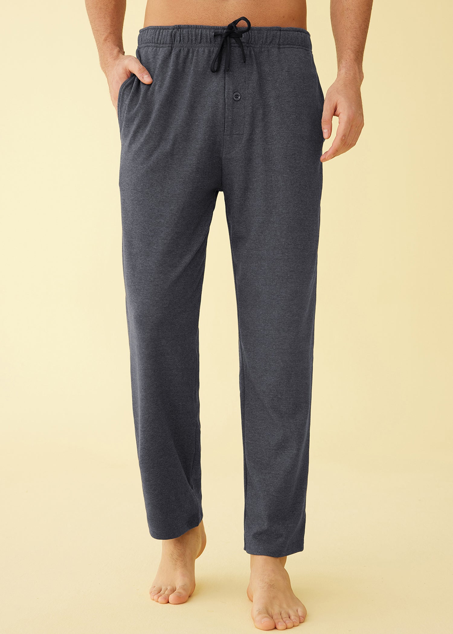 Men's Warm Fleece Pajama Pants with Pockets - Soft Lounge Sleepwear for Winter Nights - Perfect for Sleeping, Lounging & Home Comfort