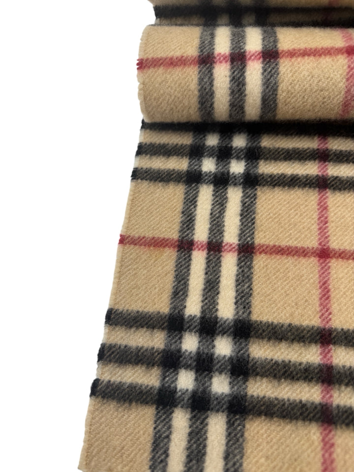 Authentic Burberry Nova Check Cashmere Scarf - Luxury Soft Warm Winter Accessory for Men & Women | Perfect for Cold Weather, Office & Holiday Gifts