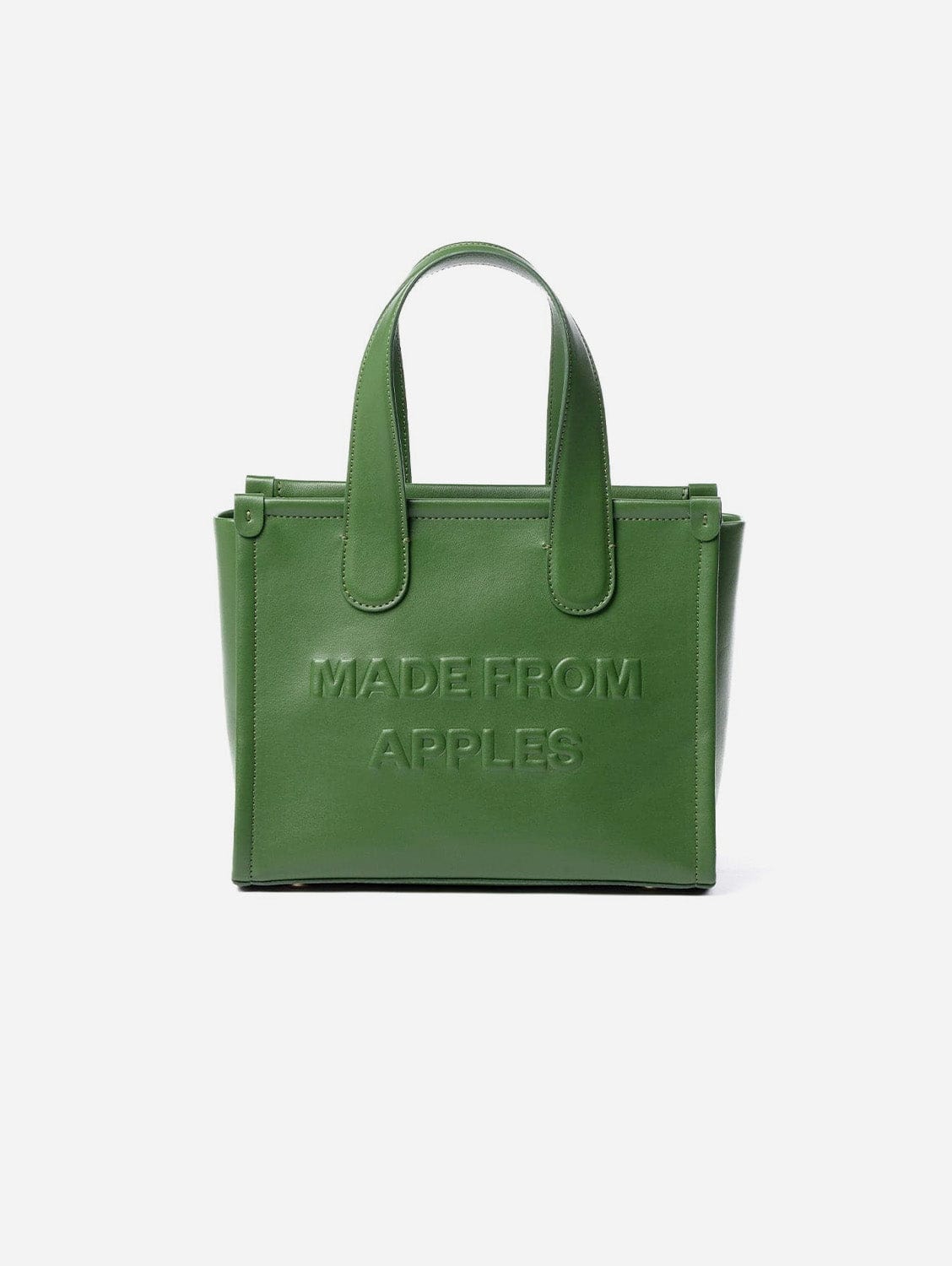 Alma M Vegan Leather Tote Bag for Women - Eco-Friendly Apple Leather Handbag in Green | Perfect for Work, Travel & Everyday Use