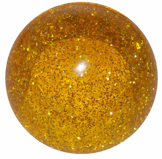 Amber Glitter Shift Knob for Cars - Universal Manual Transmission Gear Shifter Handle - Enhances Interior Style & Grip - Perfect for Sports Cars, Trucks, and Custom Builds