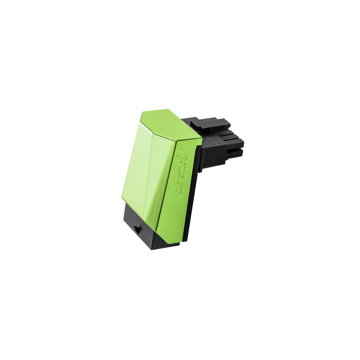 CableMod 12VHPWR 90 Degree Angled Adapter - Variant A (Green) | Right Angle GPU Power Connector for NVIDIA RTX 4090/4080/4070 | Perfect for PC Gaming & Small Form Factor Builds