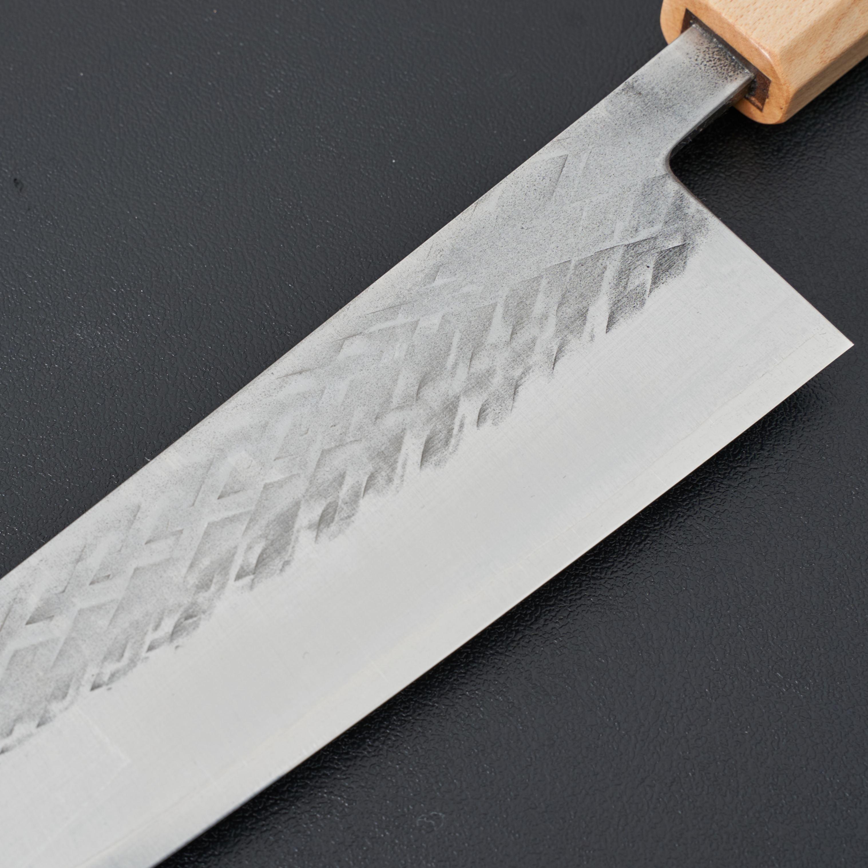 Hitohira TD SLD Tsuchime Gyuto 210mm Japanese Chef Knife - High Carbon Stainless Steel Blade for Professional Cooking, Sushi & Meat Cutting