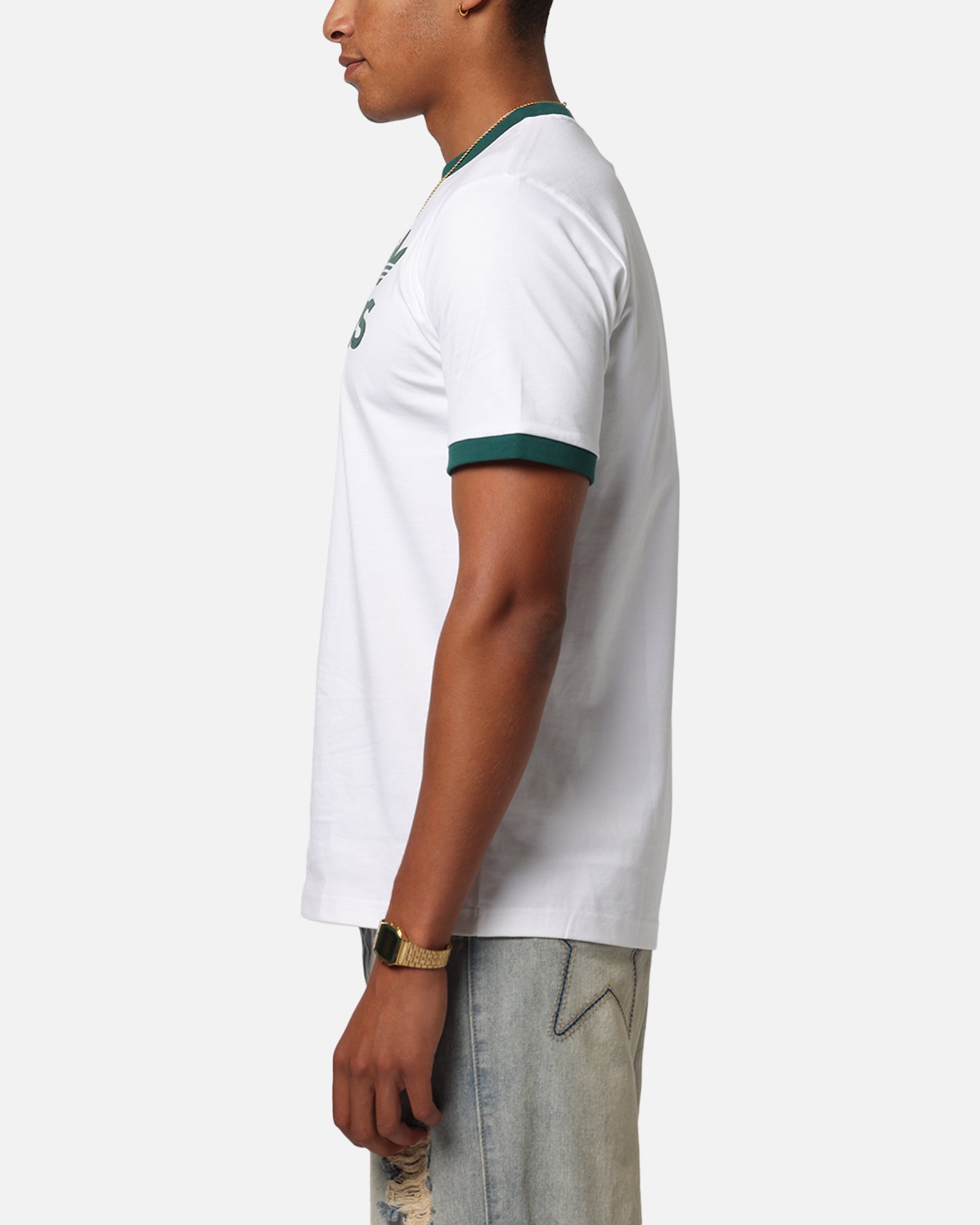 Adidas Men's Classic White T-Shirt - Comfortable Cotton Crewneck Tee for Casual Wear & Gym Workouts