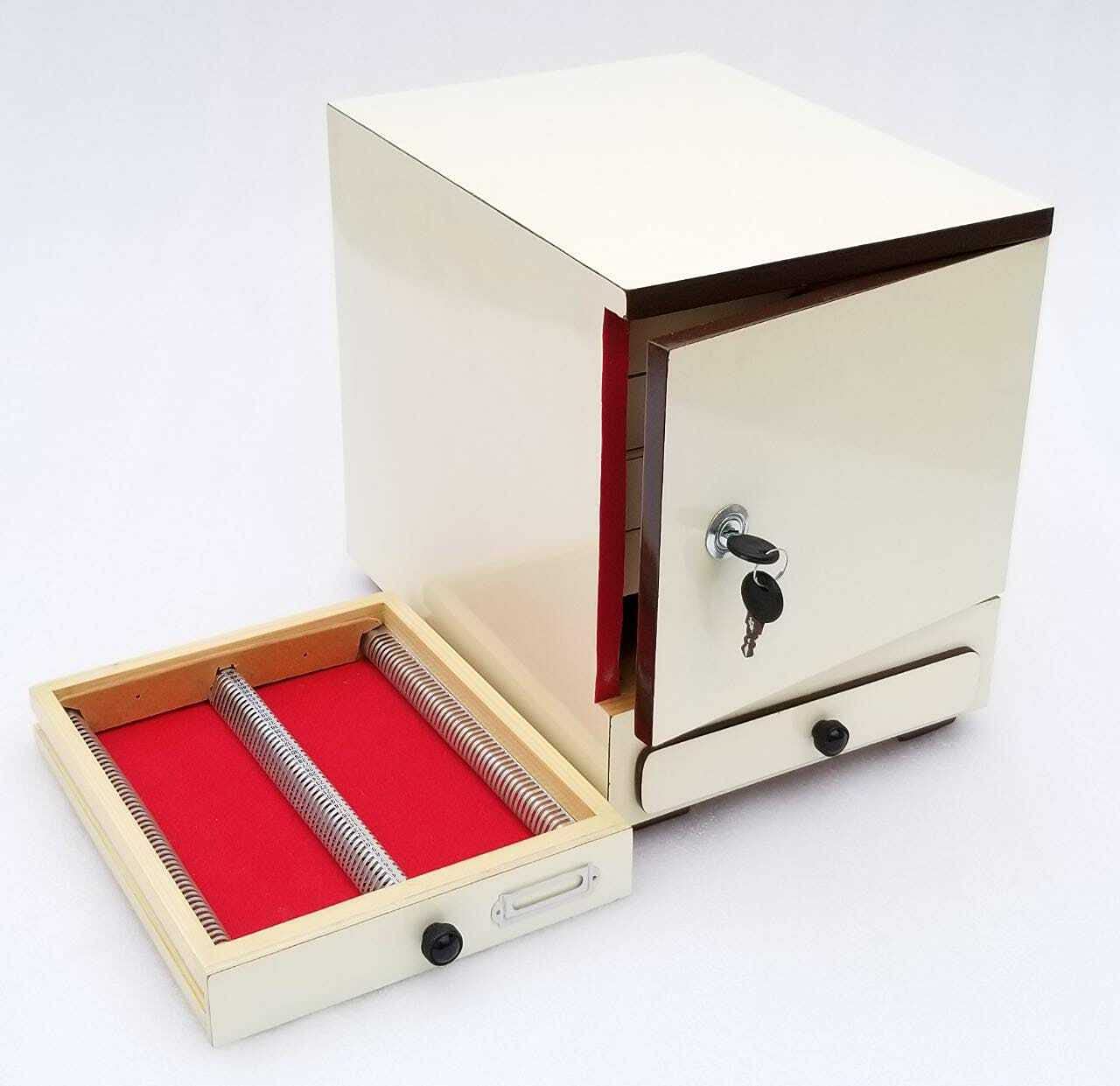 Premium Wooden Microscope Slide Storage Cabinet - Holds 500 Prepared Slides | Durable & Organized Lab Equipment for Schools, Hospitals & Home Science Labs