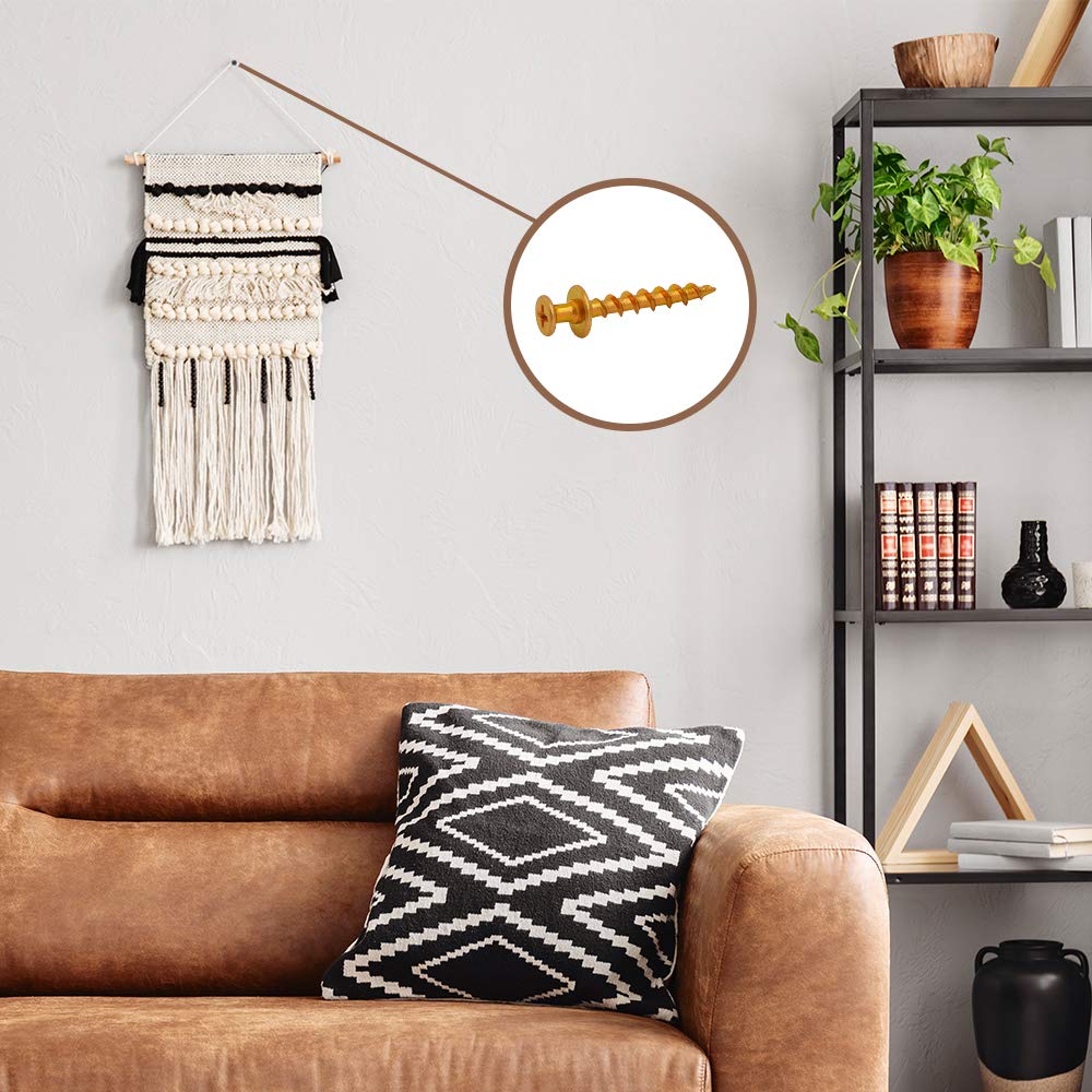 Bearclaw™ Heavy Duty Hangers with Wall Anchors - Space Saving Closet Organizers for Coats, Jackets & Robes - Perfect for Home, Dorm & Office Storage Solutions