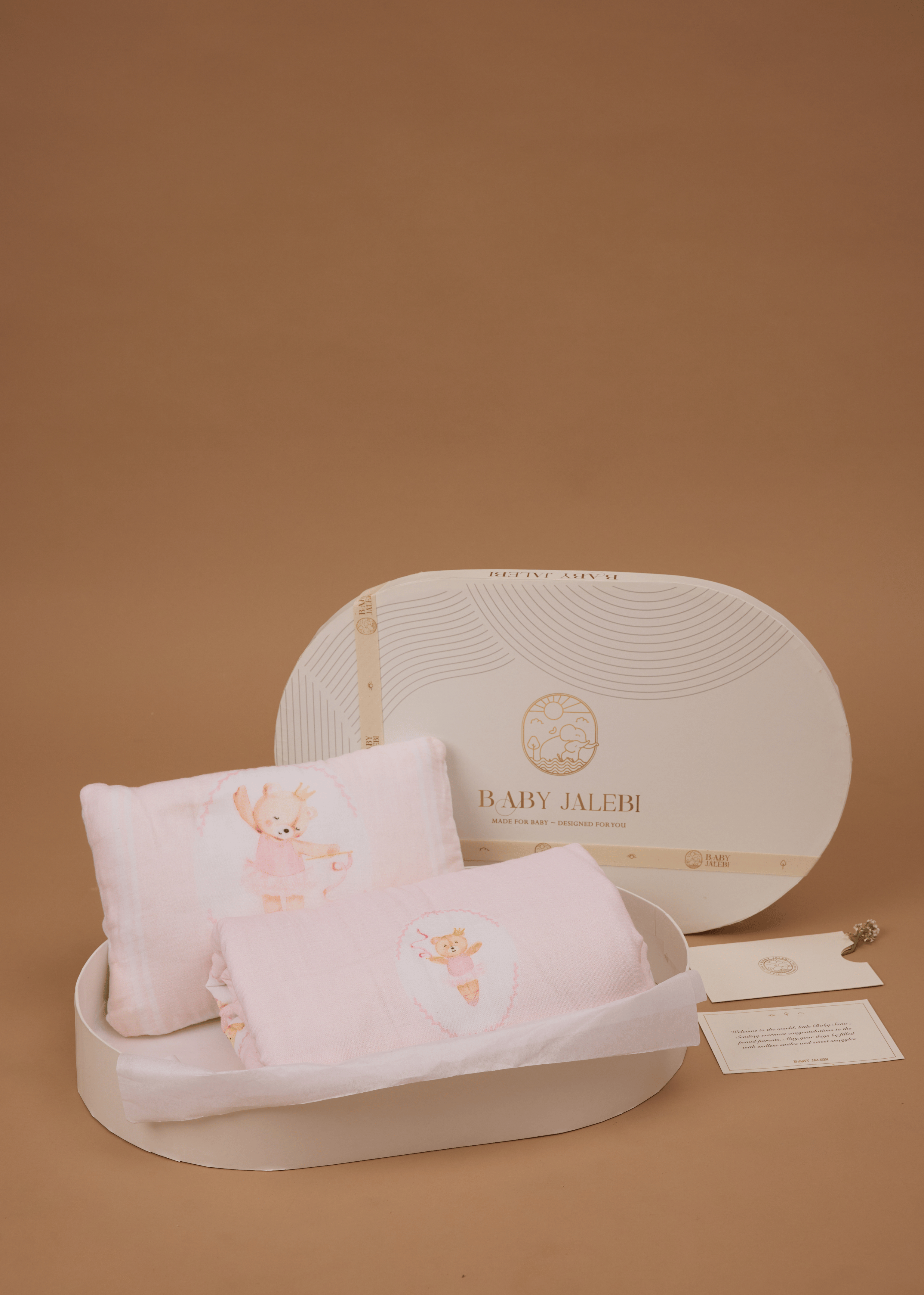 Prima Ballerina Bear Plush Blanket & Pillow Gift Set - Soft Cozy Bedding for Girls, Kids Room Decor, Birthday Present, Baby Shower Gift