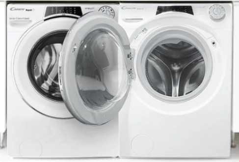 Candy RO1486DWMCE/1 S 8KG Inverter Front Load Washing Machine - Energy Efficient, Quiet Operation for Apartments & Small Homes