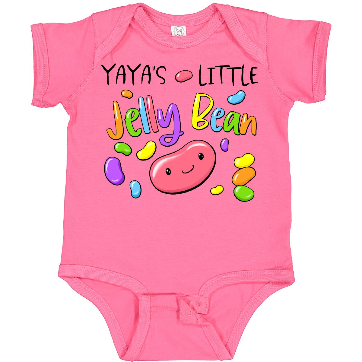 Inktastic Yaya's Little Jellybean Cute Easter Candy Baby Bodysuit - Adorable Infant Onesie for Easter Gifts, Baby Showers & Holiday Photos
